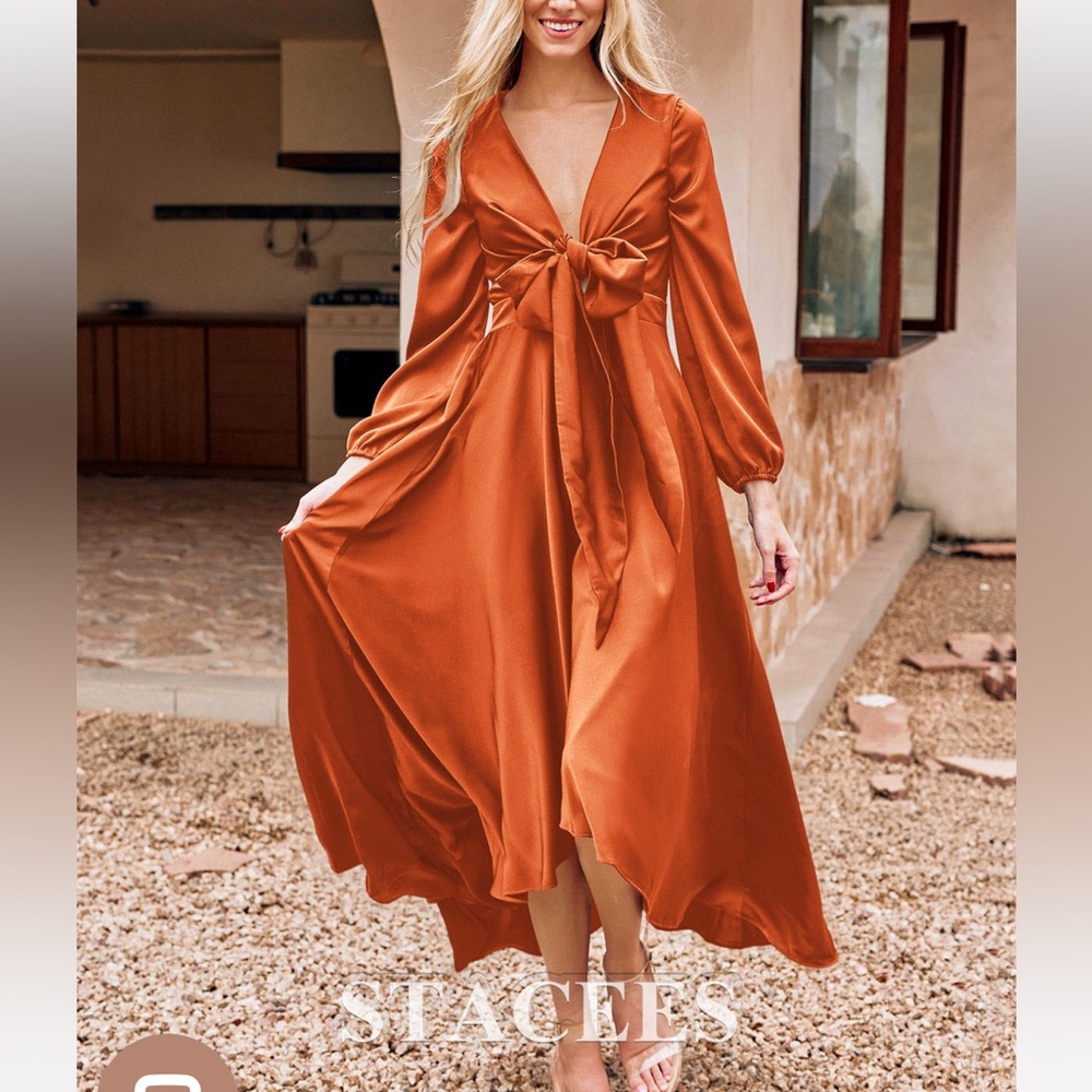 Orange Dress